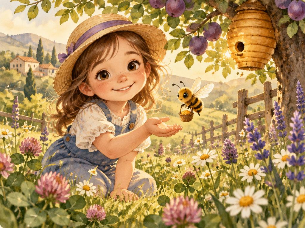 The Bee Who Forgot the Way Home cover illustration