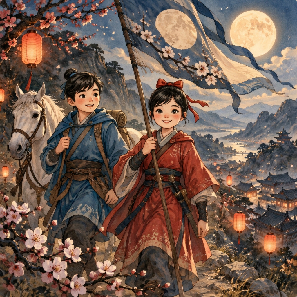 Mulan and the Moonlit Banner cover illustration