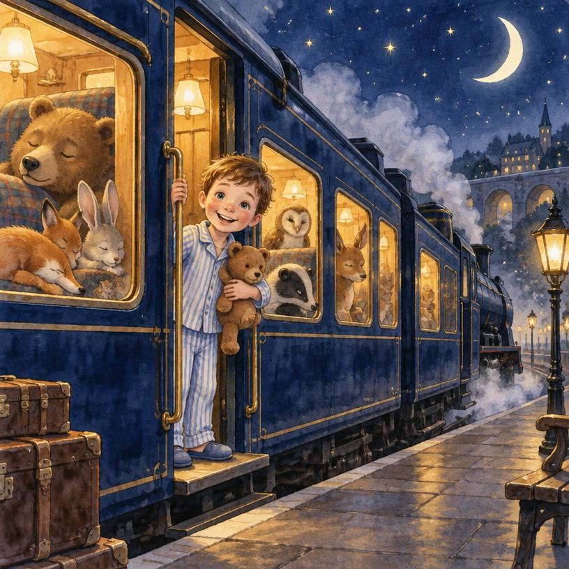 The Night Train to Nowhere cover illustration