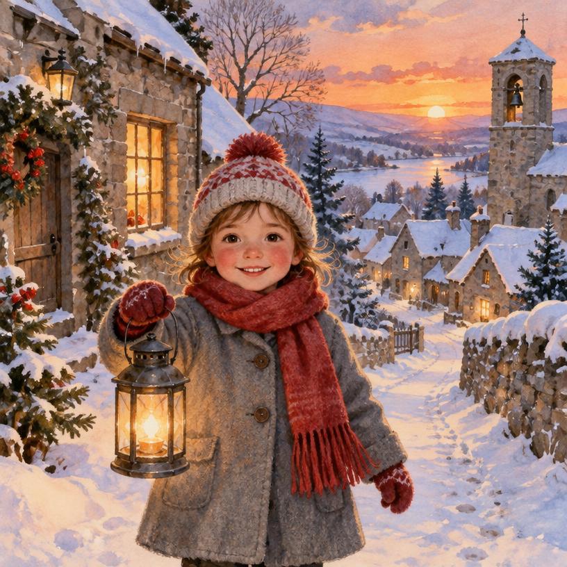 The Snow Village Bell cover illustration