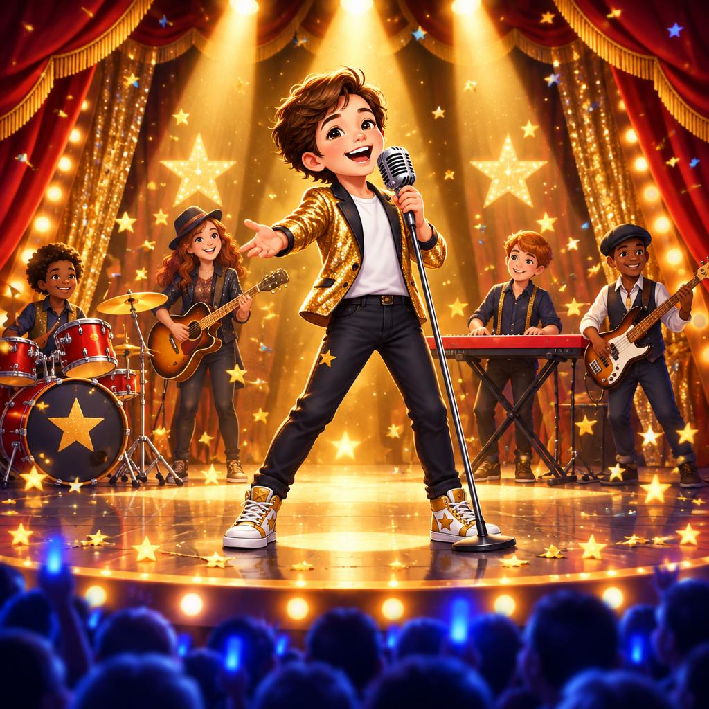 Superstar for One Night cover illustration